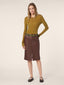 Long-Sleeve T-Shirt in Khaki Green Cupro Jersey | Jacob Cohën