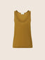Tank Top in Khaki Green Cotton Jersey | Jacob Cohën