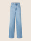 Jeans baggy 5 tasche Grace in denim power stretch blu medio | Jacob Cohën