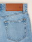 Jeans baggy 5 tasche Grace in denim power stretch blu medio | Jacob Cohën