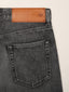 Jeans baggy 5 tasche Grace in denim di cotone e lyocell grigio | Jacob Cohën