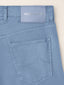 Nicolas Slim 5 Pocket Bermuda Shorts in Powder Blue Cotton and Lyocell Twill | Jacob Cohën