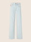 Jeans baggy 5 tasche Grace in denim blu chiaro | Jacob Cohën