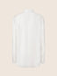 Oversized Shirt in Fluid Striped White Poplin | Jacob Cohën