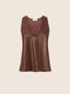 Brown Nappa Leather Top | Jacob Cohën