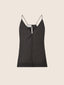 Black Ramie Mousseline Top | Jacob Cohën