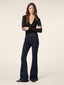 Long-Sleeve Bodysuit in Black Cotton Blend | Jacob Cohën