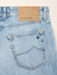 Jean Bard LTD en denim selvedge stretch bleu clair, coupe slim, 5 poches | Jacob Cohën