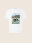 Sport Capsule Crewneck T-Shirt in White Cotton Jersey with Golf Print | Jacob Cohën