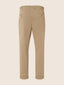Henry Cropped Chino Pants in White Stretch Gabardine | Jacob Cohën