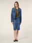Boxy Trucker Jacket in Dark Blue Cotton-Lyocell Denim | Jacob Cohën