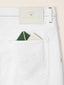 Scott Slim-Carrot 5 Pocket Jeans in White Stretch Bull Denim | Jacob Cohën