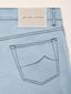 Jean Nick en denim super stretch soft bleu clair, coupe slim, 5 poches | Jacob Cohën