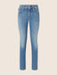 Kimberly Skinny 5 Pocket Jeans in Medium Blue Power Stretch Denim with Vintage Wash | Jacob Cohën
