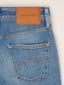 Kimberly Skinny 5 Pocket Jeans in Medium Blue Power Stretch Denim with Vintage Wash | Jacob Cohën
