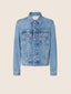 Regular Trucker Jacket in Light Blue Cotton and Lyocell Denim | Jacob Cohën