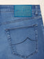 Super Slim 5-Pocket-Jeans Nick Slim aus Super Stretch Soft Denim in einem mittleren Blauton | Jacob Cohën