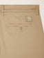 Bob Slim Bermuda Shorts in Beige Stretch Cotton and Lyocell Twill | Jacob Cohën