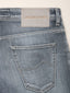 Scott Slim Carrot 5 Pocket Jeans in Light Black Super Stretch Denim | Jacob Cohën
