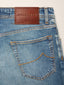 Scott Slim Carrot 5 Pocket Jeans in Medium Blue Comfort Denim | Jacob Cohën