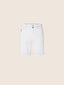 Bermuda Nicolas Sport Capsule en bull denim extensible blanc, coupe slim, thème golf | Jacob Cohën