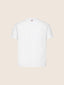 White jersey T-shirt with tennis embroidery | Jacob Cohën