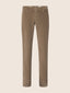Bobby Slim Chino Pants in Khaki-Beige Modal and Cotton Stretch Corduroy | Jacob Cohën