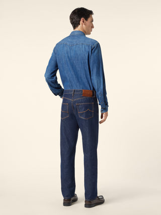 Light Denim Western Shirt