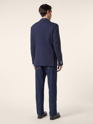 Wool and Cashmere Jersey Blazer