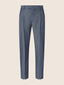 Pantalone chino Lucas regular in twill di puro cashmere blu | Jacob Cohën