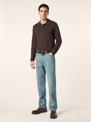 Polo Shirt in Cotton Piquet