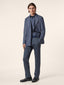 Blue Cashmere Twill Double-Breasted Blazer | Jacob Cohën