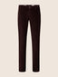 Pantalon Bobby coupe chino slim en velours côtelé stretch modal et coton bordeaux | Jacob Cohën