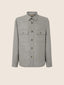 Beige Melange Wool Comfort Flannel Overshirt | Jacob Cohën