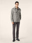 Beige Melange Wool Comfort Flannel Overshirt | Jacob Cohën