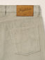 Pantalon Sean en velours côtelé de coton couleur amande, coupe droite décontractée, 5 poches | Jacob Cohën