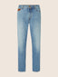 Sean Relaxed-Straight 5 Pocket Jeans in Light Blue Pure Cotton Denim | Jacob Cohën