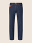 Edo Regular-Straight 5 Pocket Jeans in Blue Denim with Rinse Wash | Jacob Cohën
