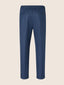 Daniel Carrot Chino Pants in Medium Blue Melange Wool Flannel | Jacob Cohën