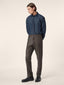 Dark Blue Lightweight Denim Western Shirt | Jacob Cohën
