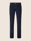 Bobby Slim Chino Pants in Navy Blue Stretch Satin | Jacob Cohën
