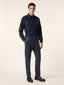 Navy Blue Cotton Corduroy Shirt with Pockets | Jacob Cohën