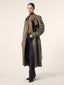 Trench Coat in Dark Green Wool Drill Fabric | Jacob Cohën