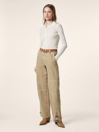 Kris – Pants in Cotton and Lyocell Bull Fabric