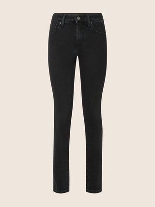 Kimberly Skinny 5 Pocket Jeans in Black Power Stretch Denim