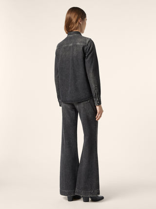 Cotton and Lyocell Denim Western Shirt