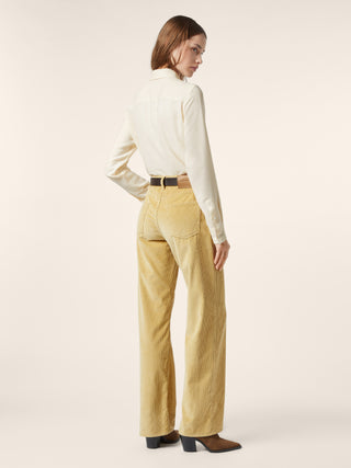 Wool and Silk Pleated Shirt