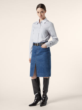 Striped Poplin Shirt