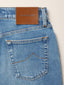 Victoria Flared 5 Pocket Jeans in Light Blue Cotton and Lyocell Comfort Denim | Jacob Cohën