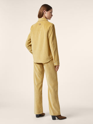 Overshirt in velluto a coste